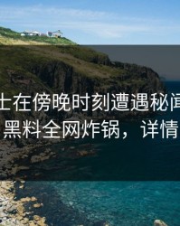 业内人士在傍晚时刻遭遇秘闻引爆全场，黑料全网炸锅，详情曝光