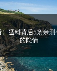 黑料科普：猛料背后5条亲测有效秘诀的隐情