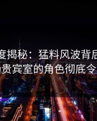 黑料深度揭秘：猛料风波背后，网红在机场贵宾室的角色彻底令人意外